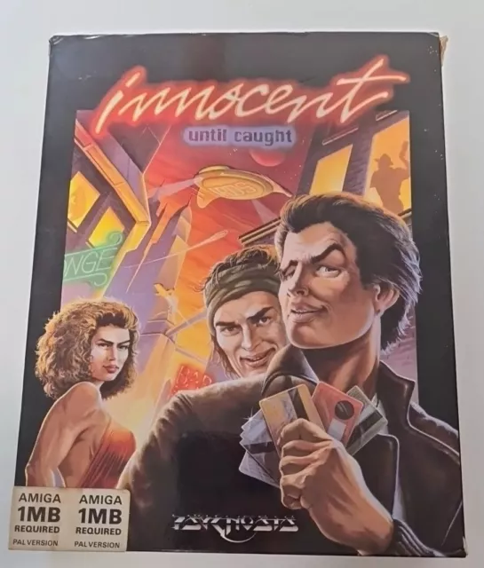 Innocent Until Caught Commodore Amiga Psygnosis Complete 100% Big Box