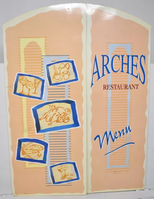 2002 Arches Restaurant Menu Jurys Inn 60 Pentonville Road London England UK 2