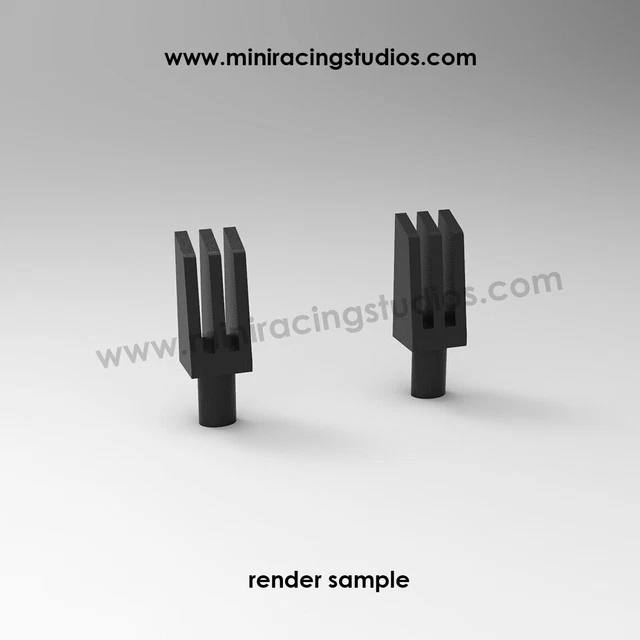 Diffusore Mercedes AMG DTM PLA 0,07 mm (x2 unità)