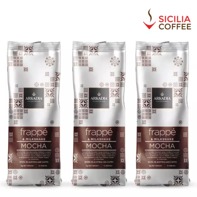 3kg Arkadia Frappe **Mocha** Powder * Sicilia Coffee *