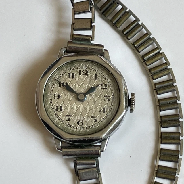 Montre Vintage Medea 34mm Aiguilles Bleues - Suisse, Années 1950, Occasion
