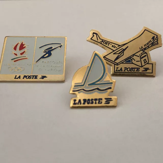 3 Pin's ❤️ Pins - La Poste - France - The Post Office