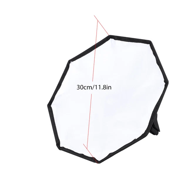 Softbox Diffuseur Flash 30 Cm Portable – Boîte à Lumière Pour Flash Externe