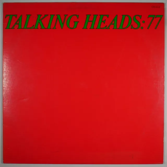 Talking Heads: 77 - SR 6036 - 1st Pressing - Plus unpublished David Byrne 8x10