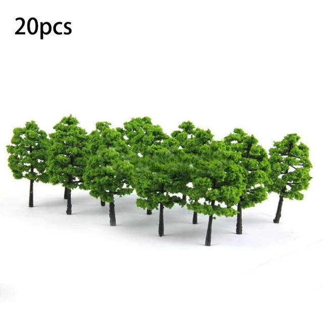 Mini Arbres érable Artificiels - Lot De 3 (10, 13, 15 Cm) - Pour Maquettes, Trains Miniatures, Décoration Diorama