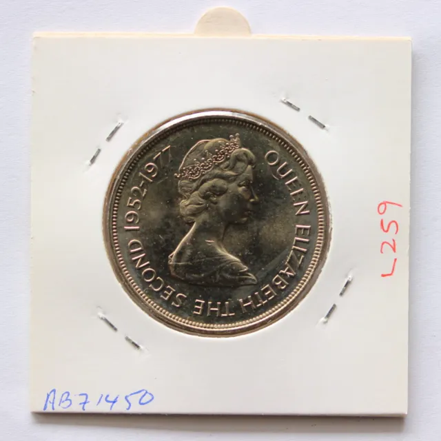 1952 - 1977 Falkland Islands Crown 50 Pence coin UNC (Ab71450/L259)