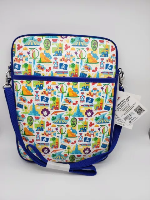 Disney Parks Icons D-Tech Padded iPad/ Tablet Crossbody Bag - NEW w/TAGS!!