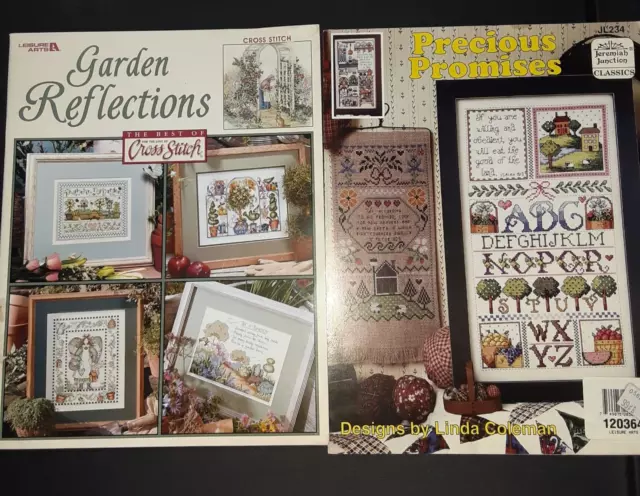 Cross Stitch Pattern Jeremiah Junction Precious Promises Garden Reflections A