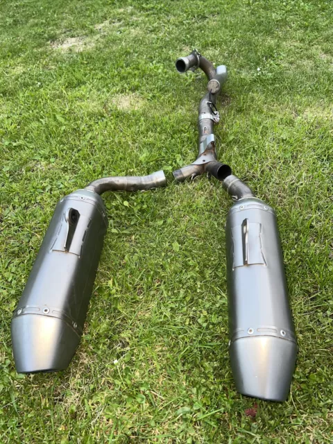 GEBRAUCHT Honda CRF250 2018 2020 Akrapovic komplette Doppelauspuffanlage KOSTENLOSER UK POST