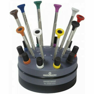 lames  Swiss Bergeon Bergeon  7899 S09 tournevis socle tournant  ø 0.5 à ø 2,5 mm 