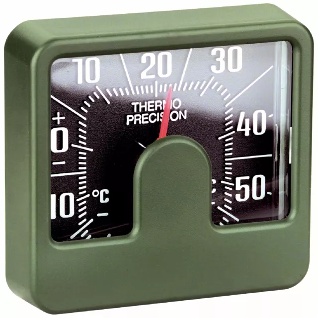 Termometro bimetallico verde RICHTER scala di rilievo HR art. 4696/70 autoadesivo