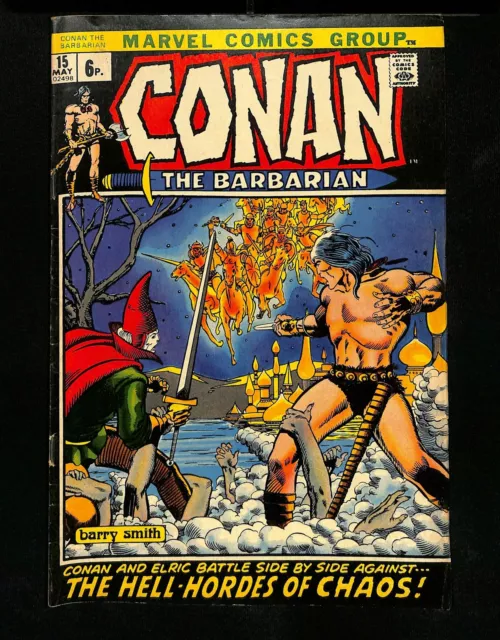 Conan The Barbarian #15 UK Price Variant Marvel 1972