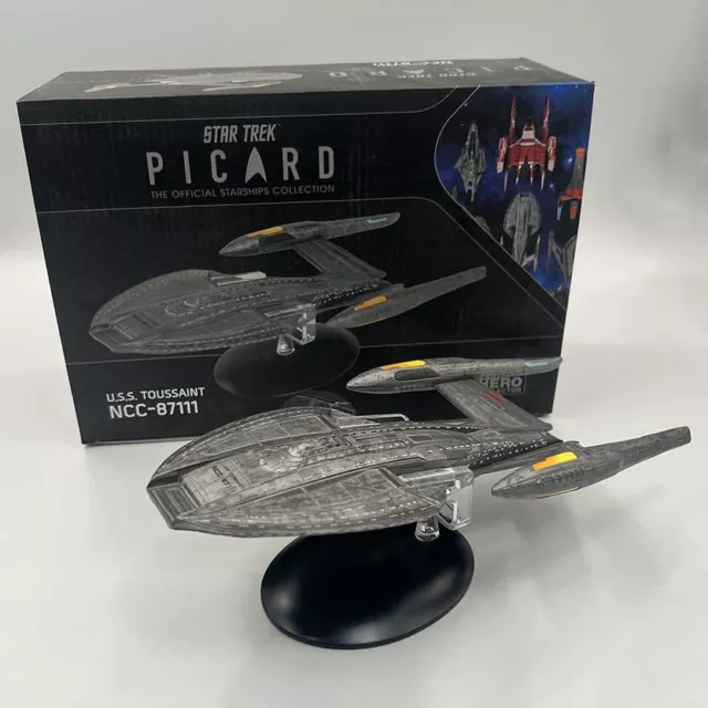 USS Toussaint Raumschiff  Star Trek PICARD  Metall Modell Eaglemoss