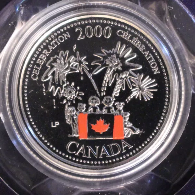 Canada 2000 - Canada Day Series  -  Colorized Celebration Quarter (Sealed) 3