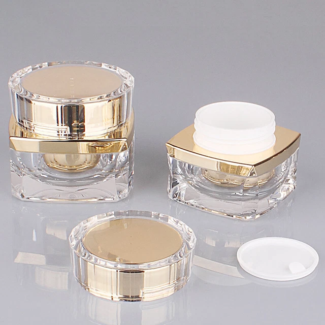 5g-50g Empty Jar Container Cosmetic Eye Shadow Makeup Lip Balm Cream Nail Ar BII