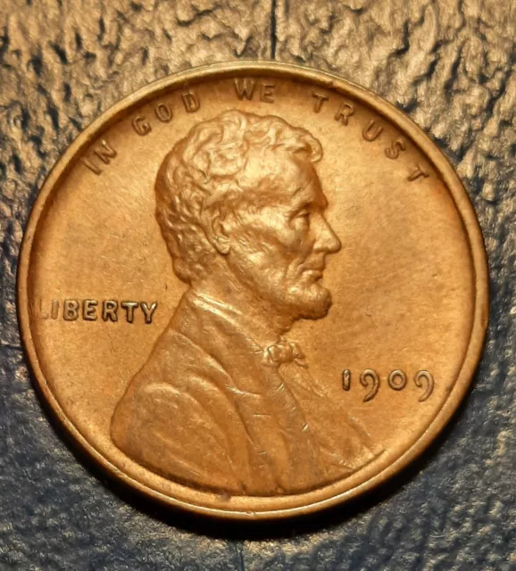 1909-VDB Lincoln Wheat Cent Penny