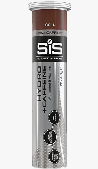 X3 TUBES Science in Sport Go Hydro Caffeine Coca Cola Elettroliti Compresse SIS