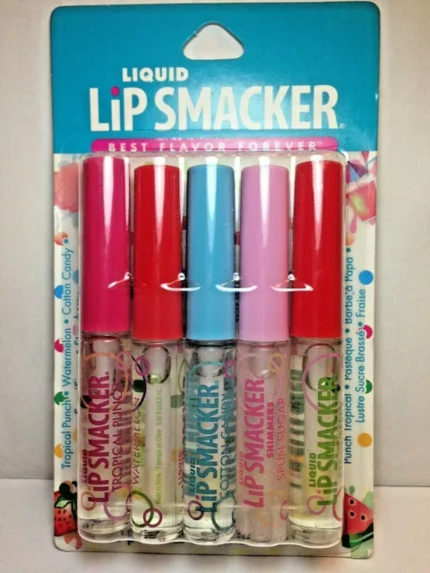 Lip Smacker Liquid Lip Gloss Friendship Pack, 5 Count