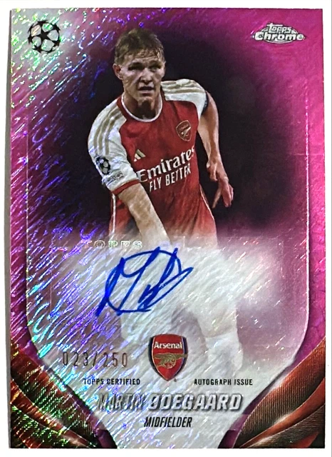 【直筆サイン】マルティン・ウーデゴール Topps  Odegaard 💥Topps Match Attax 2024 Man Of The Match Signature Style