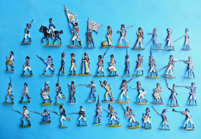 Plats d'étain - Zinnfiguren : Bavière - 45 soldats du premier empire 1814