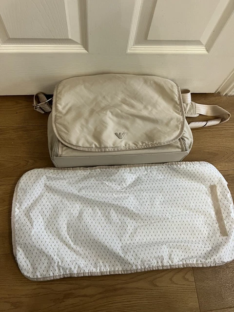 Armani Baby Changing Bag Beige Rrp £190