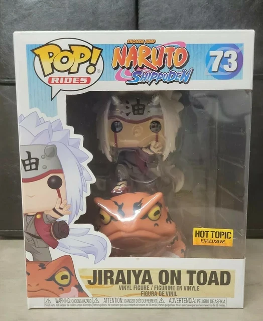 Funko POP! Rides: Figura de Jiraiya Naruto Shippuden #73 - Jiraiya en Sapo H.T. Shonen Jump