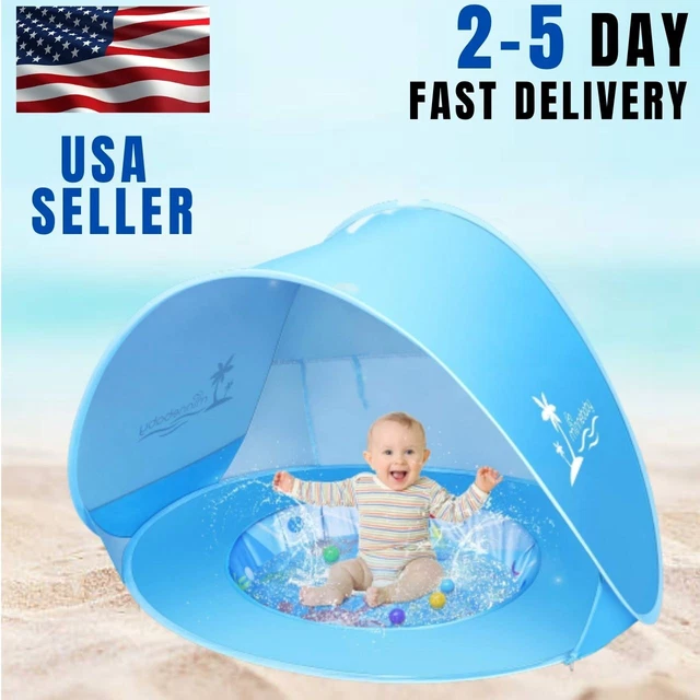 Baby Beach Tent with Pool Sun Shade UV Protect Canopy Shelter Portable UPF50 US
