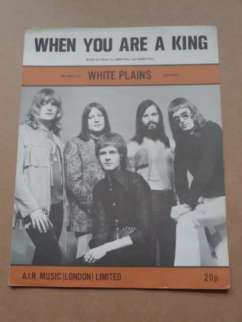 White Plains - When You Are A King Noten