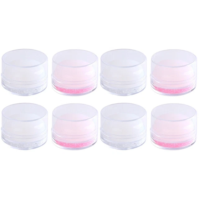 8 PCs Supple Silicon Manicura Stamper Transferencia de Uñas Pintura Hágalo usted mismo - Herramientas