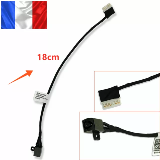 DC Jack Power Socket Câble Dell DC30100YN00 0R6RKM Chargeur Fil Connecteur port