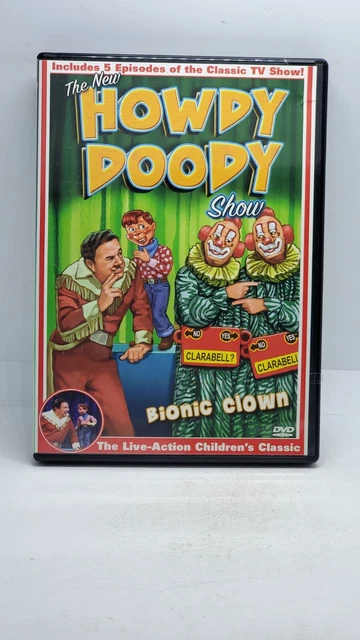 THE NEW HOWDY Doody Show - Bionic Clown (DVD, 2004) $13.28