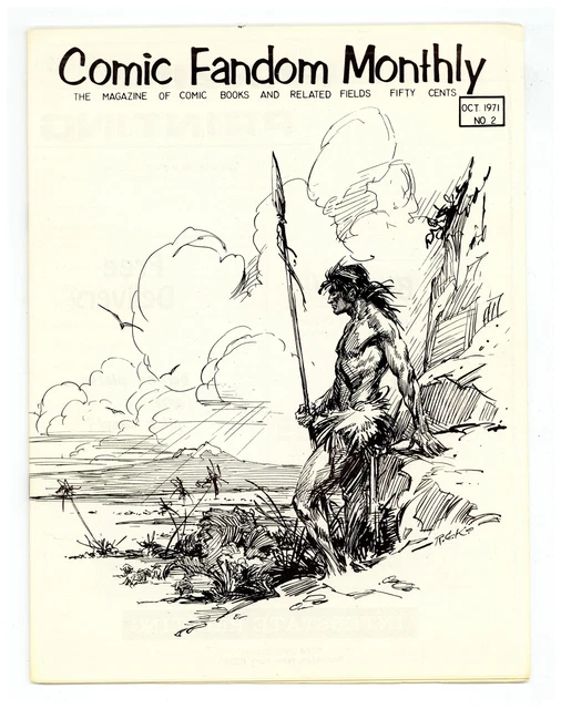 Comic Fandom Monthly #2 FN 1971