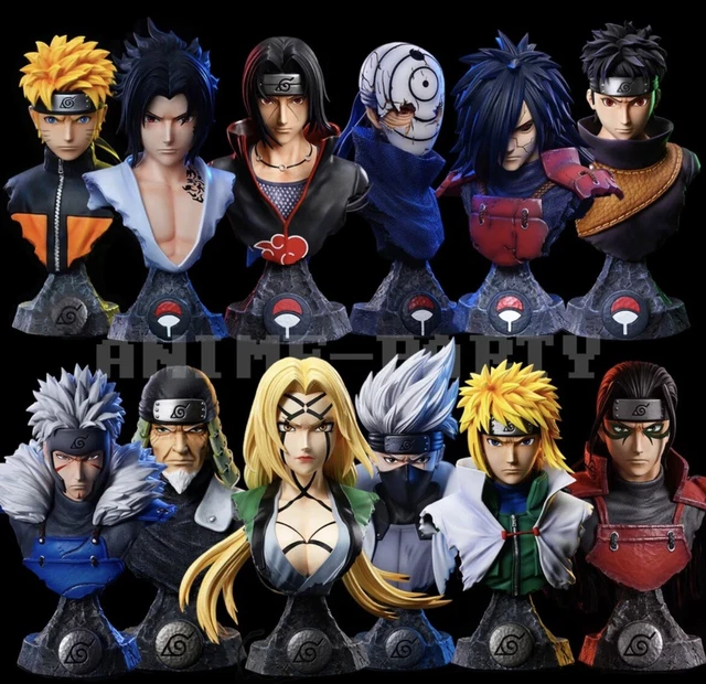 BUSTES FIGURINE NARUTO Statue manga Madara Sasuke Obito Uzumaki