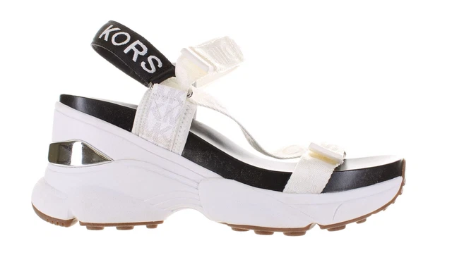 Michael Kors Womens White Ankle Strap Heels Size 9.5 (7117469)