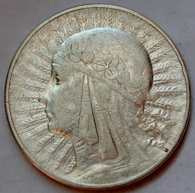 Poland 10 Zlotych, 1932, Queen Jadwiga, Warsaw Mint