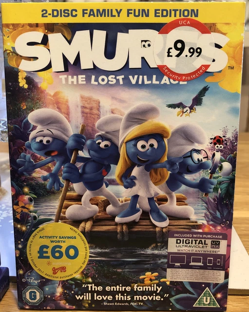 SMURFS THE LOST Village Kids Children’s Family Animation Christmas Gift