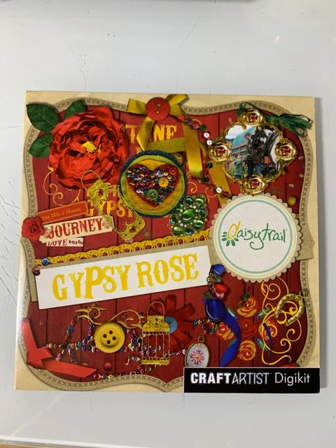 GYPSY ROSE - Serif Craft Artist Daisytrail digikit paper crafting CD ...