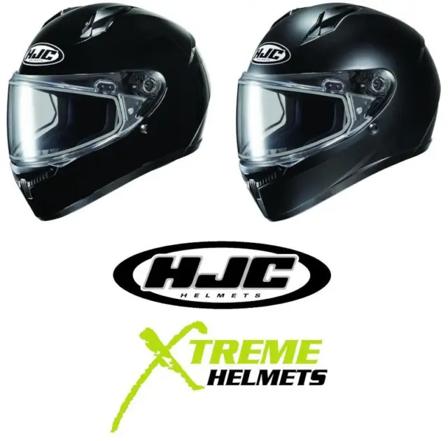 HJC C10 Snow Helmet Snowmobile Full Face Dual or Electric Shield 3XS-2XL