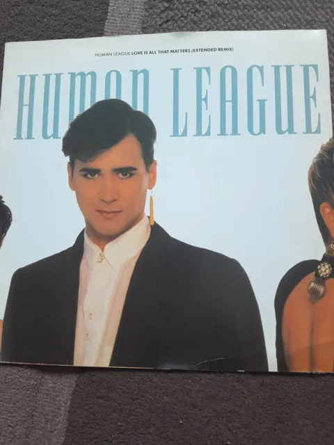 Human League Love Is All That Matters (Extended Remix) 12" Single