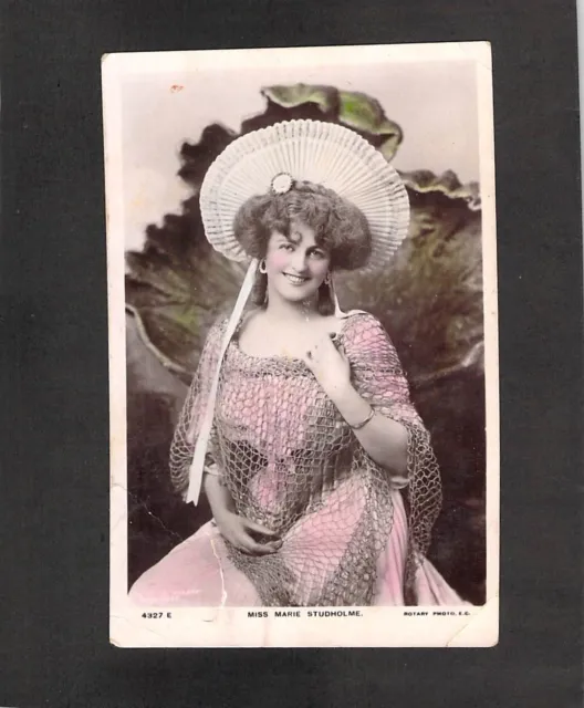C0771 Glamour Miss Marie Studholme Rotary Photo PU vintage postcard