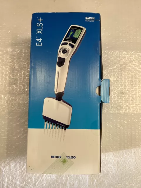 Mettler  Toledo Rainin E4 Pipette Multi E8-1200XLS+ New NEXT DAY EXPRESS SHIP