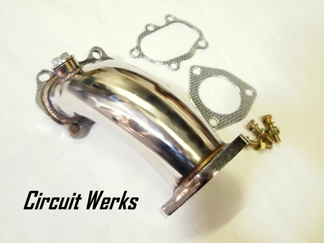 JDM 240SX SR20DET S13 S14 SR SWAP Turbo Turbine Outlet Dump Pipe o2 Housing Out