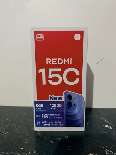 Soldes D'hiver 2026 : Xiaomi Redmi 15C Smartphone 4 Go 256 Go 6,9 Pouces 120 Hz Batterie 600... Pas Cher