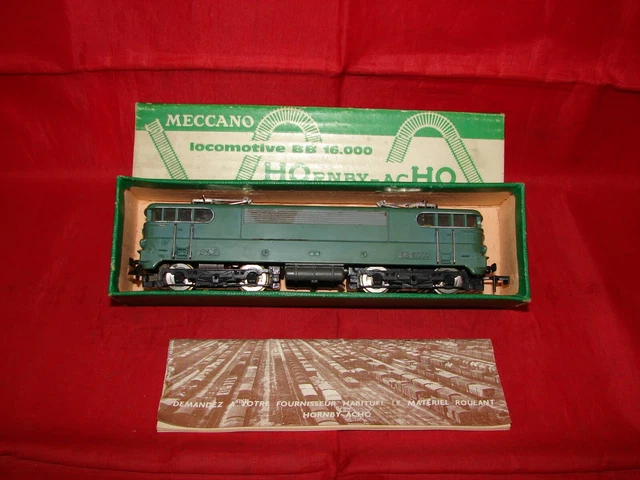 Meccano - Hornby Acho - Locomotive BB 16.009 - ref 638 - Modélisme