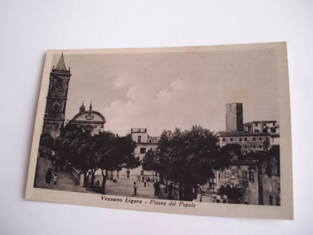 La Spezia  - Vezzano Ligure Piazza del Popolo - spedita f. p. 1941