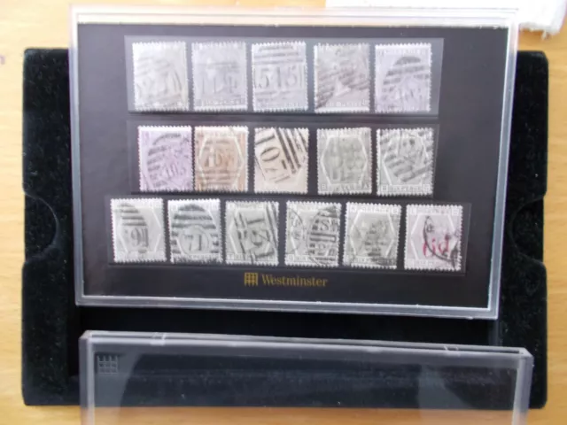 GB QV Collection 16 Different Fine Used 6d Values all with Full Perfs Cat £2,300