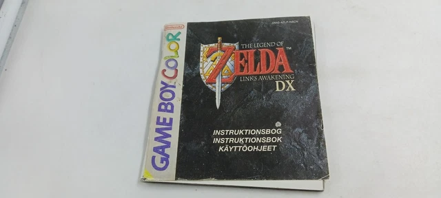 Notice De Jeu Gameboy – The Legend Of Zelda: Link’s Awakening, Bon état, Sous-genre Tennis (?), Jeu Culte