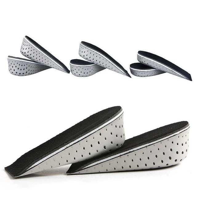 Semelles Rehausseurs De Taille En Silicone Multicouche - 5 Cm - 2 Paires - Confortables Et Discrètes Pour Chaussures - Absorption Des Chocs Pour Usage Quotidien Ou Sport