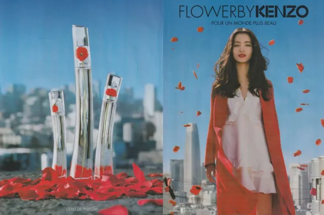 Publicité papier - advertising paper - Flowerbykenzo de Kenzo 2 pages