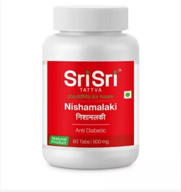 2 x Sri Sri Tattva ayurvedische Nishamlaki-Tablette, 60 Tabletten, USA